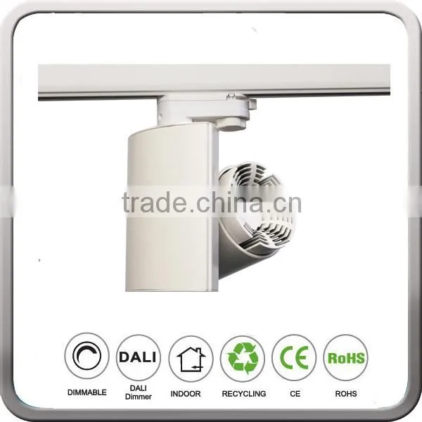 2Wire 3 Wires 4 Wire Dimmable LED Track Rail Light With CREE COB 100LM/W photo-2