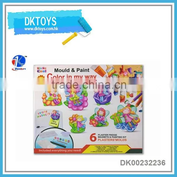Denko Toys-Creative Craft Toy Fridge Magnet Elf DIY Plaster Painting Toy