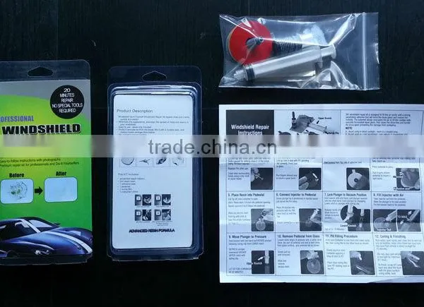 DIY Auto WINDSHIELD REPAIR KIT MOQ Only 48pcs Auto Glass REPAIR photo-3