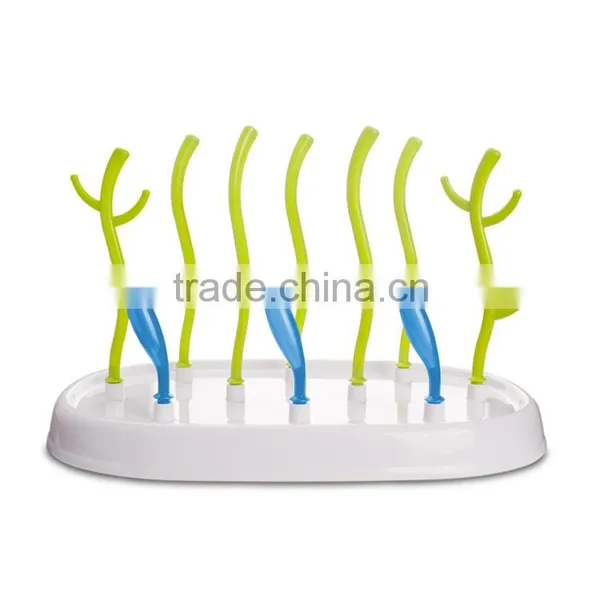 Factory Price Baby Item Food Grade Plastic Bottle Holder Drying Rack photo-2