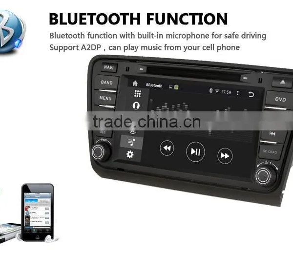 Pure Android Car DVD for Skoda Octavia 2013 2014 A5 With Pure Android 4.4 Dual Core CPU:1.6G RAM:1G WIFI 3G Audio Video Player photo-5