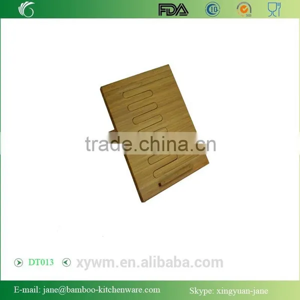 DT013 Eco-Friendly Bamboo Expandable and Adjustable Ipad Stand and Rack photo-2
