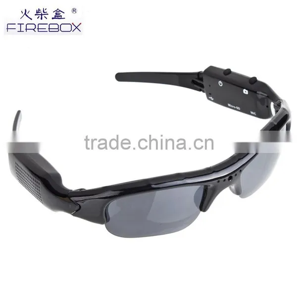 2016 High Quality Sunglasses With Video Camera, HD Hidden Sun Glass Spy Camera