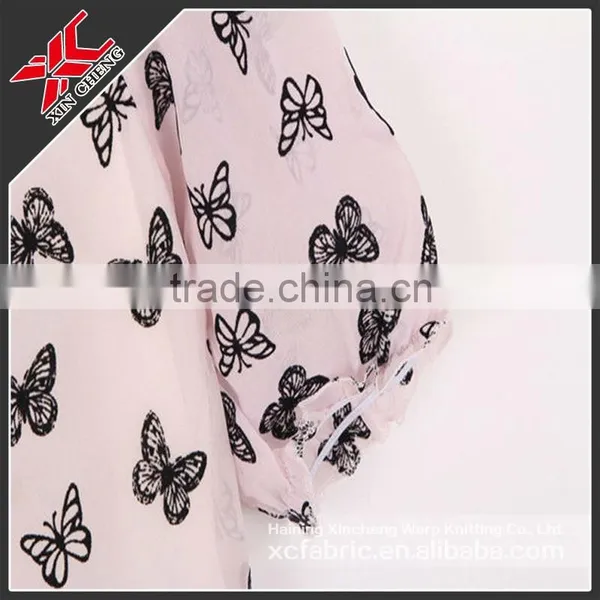 high quality 100% polyester dress fabrics material,chiffon fabric