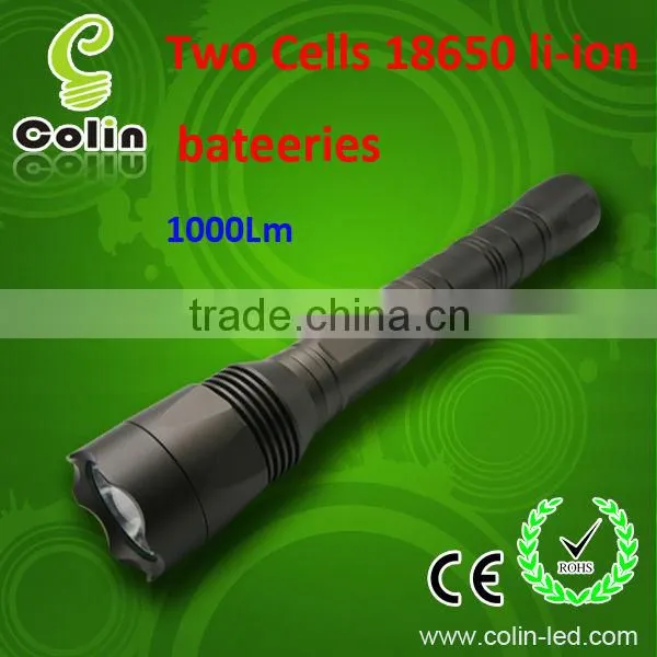 Lighting Led Flashlight High Powered 1000 Lumen Cree Xml U2 2*18650 Battery