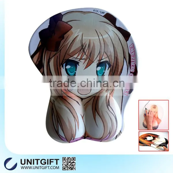 Cheap Price Big Boobs Cartoon Girl Mouse Mat photo-3
