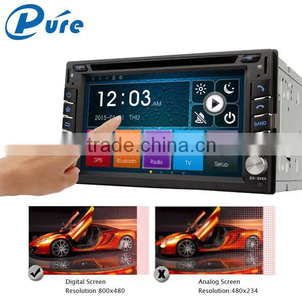 6.2 Inch WinCE 6.0 Car Radio GPS Car DVD Bluetooth Player With 800*480 Pixels/256M RAM photo-5