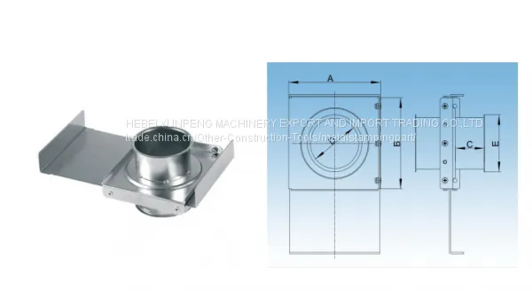 Wall Bracket for Fume Exhaust System and Constraction and Building