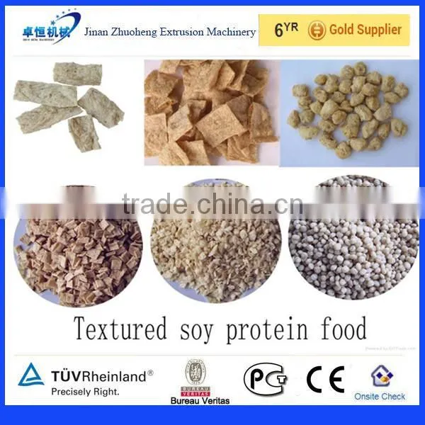 Soy meat processing line/textured vegetable soya protein making machines