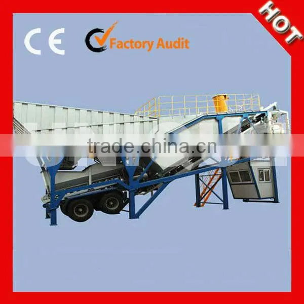 Hot UTM35 Mobile Concrete Mixing and Batching Plant