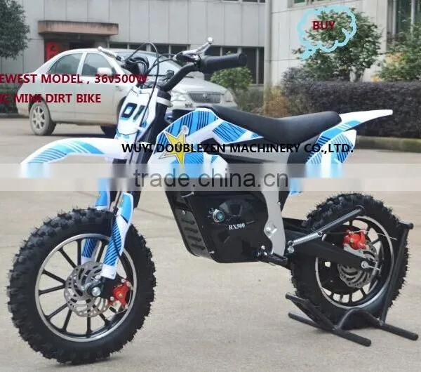 2016 NEW 500W 800W Motor Mini Electric Dirt Bike Pocket Bike for Kids photo-2