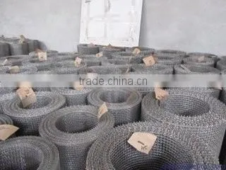 High Manganese Steel Crimped Wire Mesh Double Lock Crimped Weave Mesh Wire Mesh Crimped photo-4