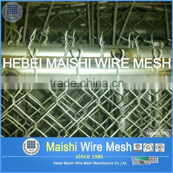2.5mm Wire Galvanized and Pvc Coated Chain Link Fence Mesh photo-3