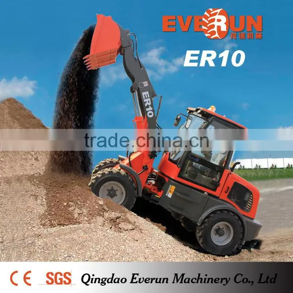 Everun Brand 1.0 Ton Small Wheel Loader Zl-10 With Floating Function photo-2