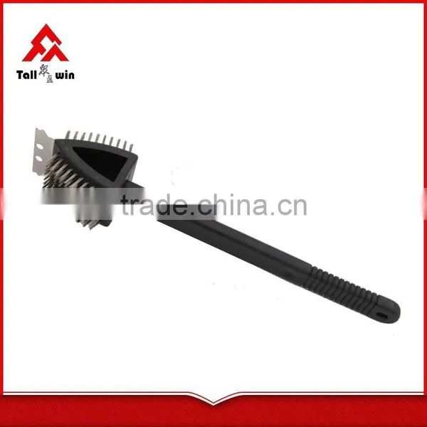New Product 2-In-1 Plastic Cleaning Brush Bbq Grill Cleaner photo-5