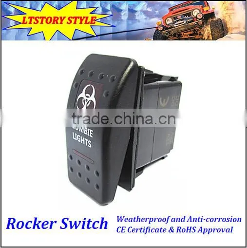 DC 12-24V Waterproof Carling Rocker Switch For Snowmobile photo-5
