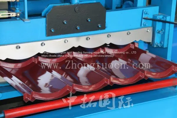 Colored Glaze Steel Building Material Making Machinery photo-5