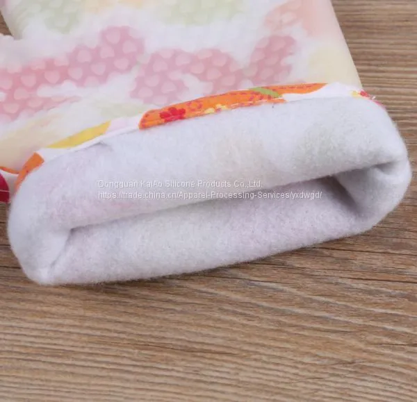 Kitchen Tool Glove for Chef Silicone Cotton Mitt photo-5