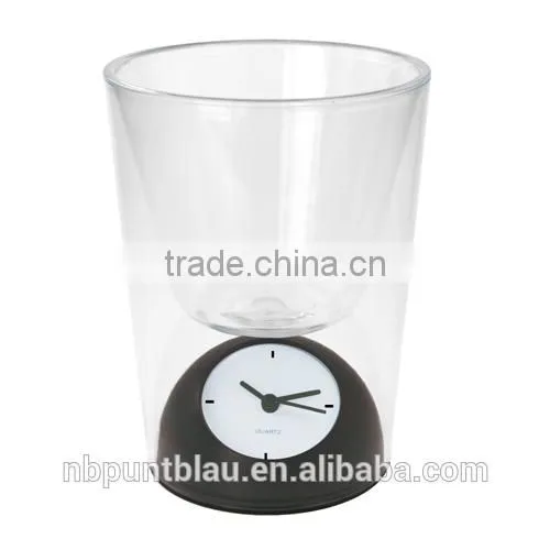 Table Clock Pen Holder With Clock photo-2