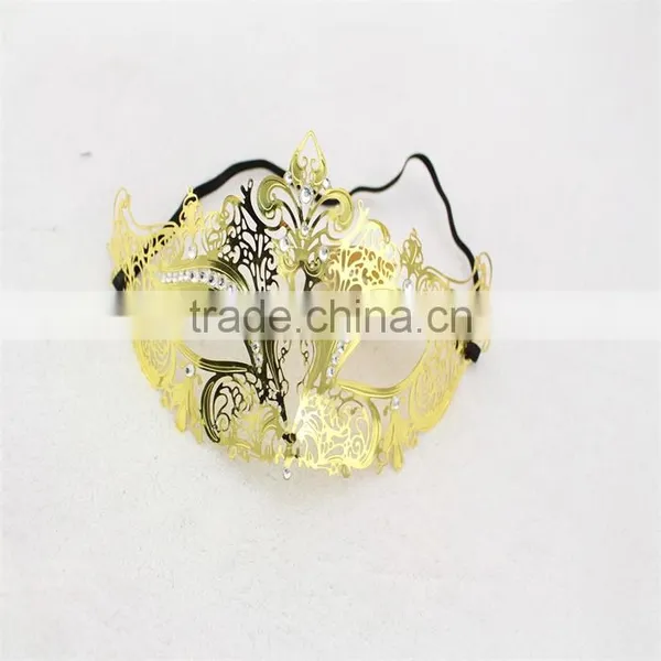 Matching Phantom Men Woman Couple Lover Venetian Masquerade Prom Metal Mask Set photo-4