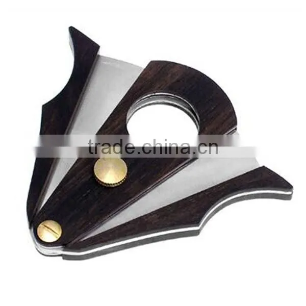 Black Walnut Wood Cigar Cutter photo-5