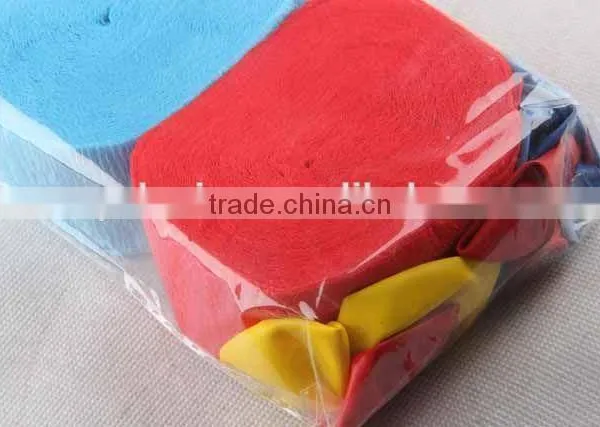 3pc Colorful Balloons Party Items/crepe Paper photo-2