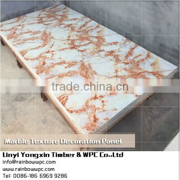 Marble Texture Waterproof WPC Board / Panel With PVC Film for Interior Decoration BIfrost Brand photo-5