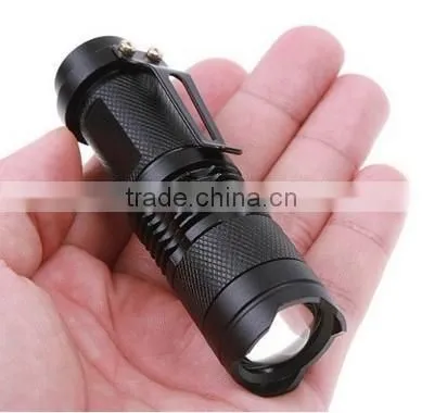 Aluminum Adjustable LED Flashlight Mini Torch 3 Light Mode C0044 photo-3