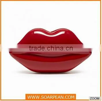 Shop Display Props Modern Fiberglass Sexy Lip Statue photo-5