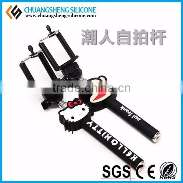 Selfie Stick With Bluetooth Shutter Button, Selfie Stick With Cable, Monopod Selfie Stick photo-5