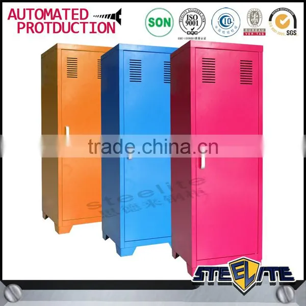 One Door With Star Kids Metal Locker Clothes Cupboard Design photo-6