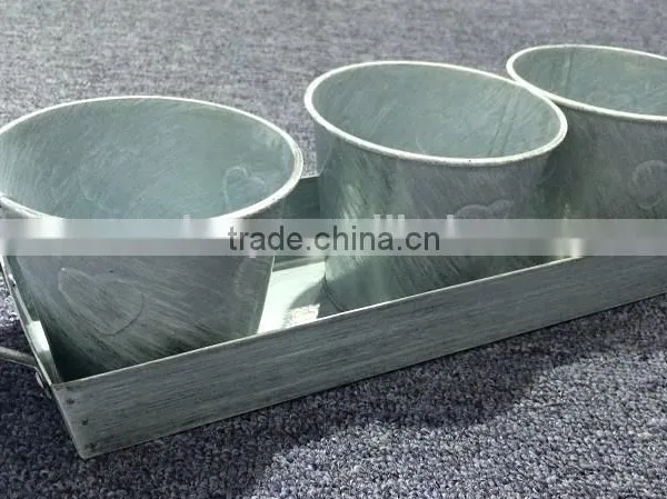 Flower Pot Set (Heart Shaped), MSO-146 photo-2