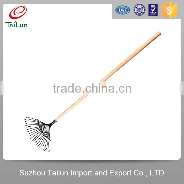 High Quality 22 Tines Plastic Coated A3 Steel Garden Handle Rake photo-4