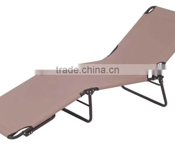 Tan Beach Cot Lounge Chair photo-2