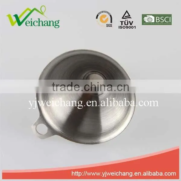 WCTS085 Hot Sale Kitchenware Tool Oil Filling Funnel Stainless Steel Funnel Easy Tools High Quality photo-2