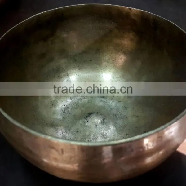 High Quality 70 Years Old Antique Tibetan Meditation Singing Bowl photo-3