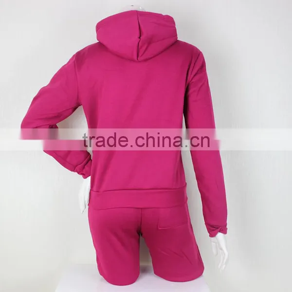 Fleece Pullover Tracksuit Women Clothes 2pcs Stocks photo-6