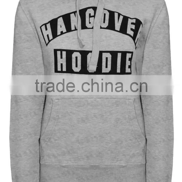 Ladies Print Tracksuit Top Hooded Plain Hoodie photo-3