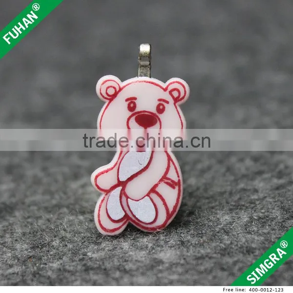 Factory Price Custom Garment PVC Zipper Sliders With Printing Design photo-3