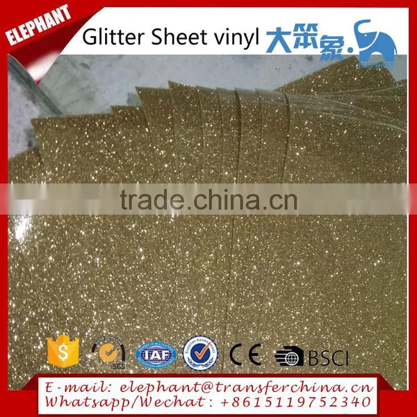 24 Colors Glitter Heat Transfer Vinyl Sheets for Clothing photo-5