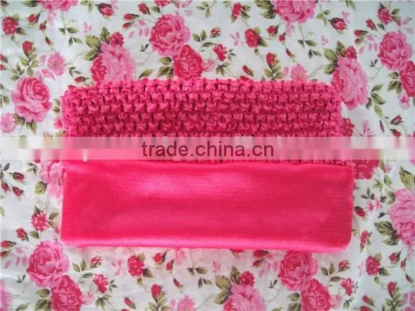 Wholesale Kids Hair Accessorie 6" Large Crochet Tube Tops For Photo Prop Many Colors Girls Stretch Crochet photo-4
