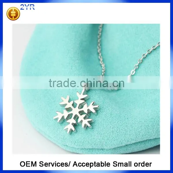 Wholesale New Fashion European Christmas Style 925 Sterling Silver Snow Chain Necklace photo-3