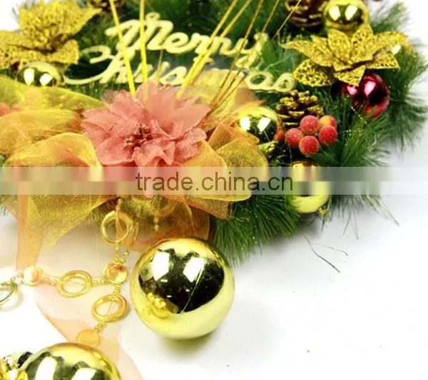 HFR-T339 Artificial Christmas Flowers Christmas Wreath photo-4