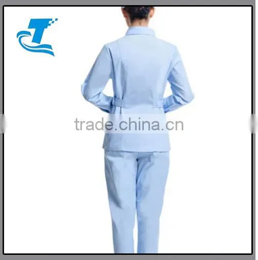 2016 Arrival Spring Long Sleeve Nurse Hospital Uniform photo-2