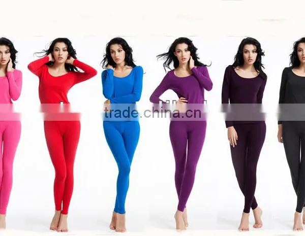 Suntex 100% Modal Thermal Underwear Women Thick Long Johns photo-5
