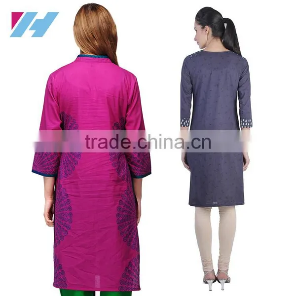 Wholesale Fitness Apparel Ladies Fancy Long Kurta photo-2