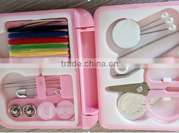 New Arrival Portable Mini Travel PP Sewing Box With Color Needle Threads Sewing Kits Sewing Set DIY Home Tools photo-2