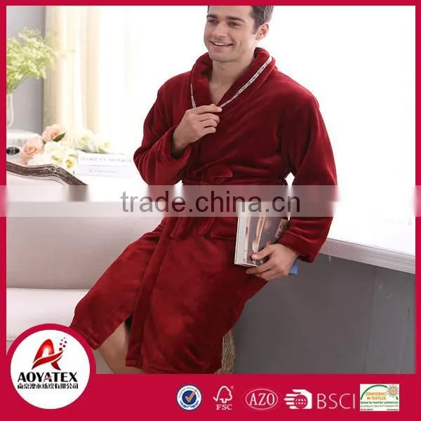Factory Produce 100% Polyester High Quality Microfiber Bathrobe photo-2
