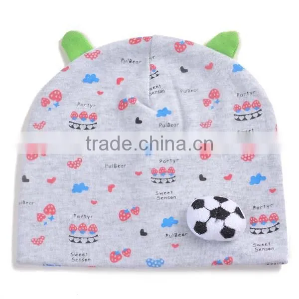 2016 Newest Korea Style 100%cotton Cute Boys&girls Baby Beanie Hat Baby Bonnet With Animal Head on photo-2