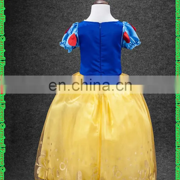 2016 Frozen Elsa Girl Party Dress , The New Children Dress Roses Frozen Elsa ANNA Dress Snow White79821-1 photo-5